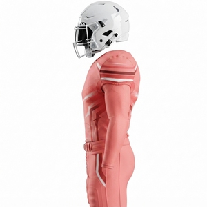 Maillot de football américain de qualité professionnelle, conçu avec un tissu extensible respirant pour un confort et une vitesse maximum. - Product Image 2
