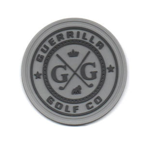 Parche de Goma con Relieve 3D de Guerrero Golf Co, Forma Circular, Adhesivo - Product Image 3