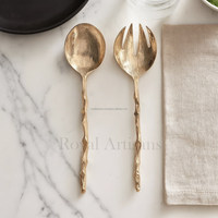 ROYAL ARTISANS Ensemble de couverts en acier inoxydable forgé à la main, style moderne et luxueux, pour salle à manger médiévale, artisanat de forgeron
