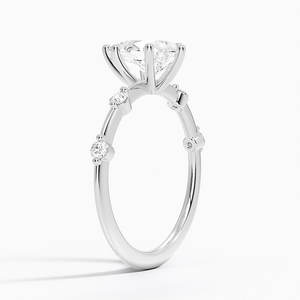 BOJ <b>Ring</b> 010 Pear Cut <b>925</b> <b>Silver</b> Aimee Hidden Halo Diamond Engagement <b>Ring</b> 2ct D Color VVS1 Moissanite GRA Certified <b>Ring</b> - Product Image 2