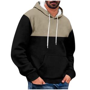 Sudadera con capucha de moda para hombre, gruesa, de algodón, con cremallera, color liso, estampada, cálida, nueva colección otoño-invierno 2025 - Product Image 1