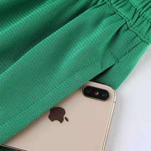 Pantalones cortos de malla para hombre, pantalones cortos deportivos para correr, sublimación personalizada, 100% poliéster, cintura elástica, pantalones cortos de estilo urbano para hombre - Product Image 6