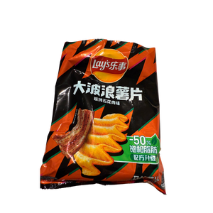 เลย์ บิ๊กเวฟ ริดจ์ โพเททโท ชิปส์ 70 กรัม โฮ จี 3 ผลิตในจีน - Product Image 2