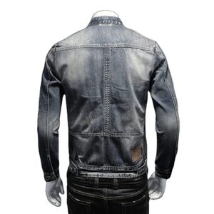Vestes en jean pour hommes au design unique et léger, services OEM, prix bas, vestes en jean pour hommes tendance pour la vente en ligne - Product Image 2