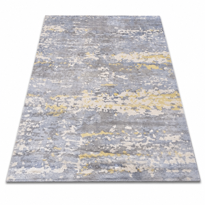 Alfombra Moderna Abstracta de Lana Hecha a Mano, Ecológica, Antideslizante, de Pelo Largo, para Sala de Estar, Dormitorio, Hotel - Product Image 1