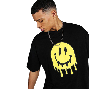 Camiseta de Manga Corta para Hombre con Estampado, 100% Algodón, Secado Rápido, Transpirable, Cuello Redondo, Ropa Casual con Estampado y Logotipo Personalizados - Product Image 4