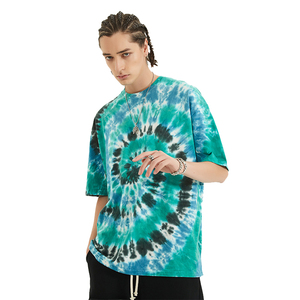 Camiseta Oversize para Hombre con Diseño Tie Dye Personalizado, Última Moda 2026, Nueva Llegada, Estampado Bleach Wash, Venta al Por Mayor - Product Image 5