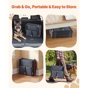 Suministros de Entrenamiento para Mascotas, Rampa Plegable Extra Ancha de 5 Escalones para Perros Grandes, Superficie Antideslizante, Escaleras Portátiles y Ligeras para Coche - Product Image 5