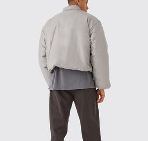 Vestes personnalisées avec logo pour hommes 2022, veste matelassée en poly duvet, veste courte et bouffante pour hommes - Product Image 3