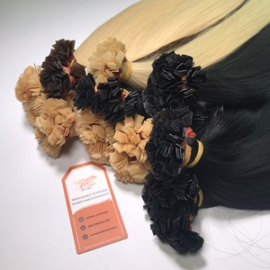 Extension de cheveux humains en kératine à bout plat, fournisseur n ° 1 du Vietnam, non mixte, sans fibres, offre spéciale - Product Image 4