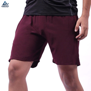 Pantalones Cortos Deportivos para Hombre, Color Granate, con Bolsillo Lateral, Buen Proveedor, Hechos en Pakistán, Material Ligero y Suave al Tacto - Product Image 1