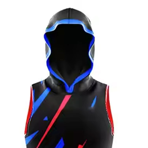 Tenue de football à manches courtes avec empiècements en mesh, logo personnalisé, couleurs d'équipe, vêtements de sport respirants - Product Image 2