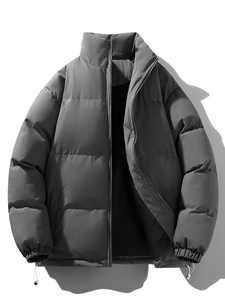 Hooded Puffer <b>Jacket</b> with Soft Insulated Design for Daily Outdoor Wear and Cold Season Protection - Product Image 5