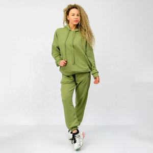 Summer Women's Clothing Fashion Casual Sports Tracksuits 100% Cotton Fleece Breathable 2 Piece Sports <b>Sets</b> for Women's - Product Image 6