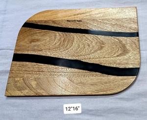 Planche à découper en bois et terrazzo au design moderne, avec couteaux, accessoires de cuisine de haute qualité, blocs de découpe au design moderne, vente en gros - Product Image 2