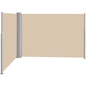 Toldos Laterales Retráctiles Beige de 276 x 71 Pulgadas, Impermeables y Resistentes a los Rayos UV, Pantalla de Privacidad Enrollable para Balcón - Product Image 1