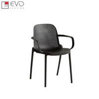 Chaise en plastique empilable pour les écoles, les cafétérias, les conférences et les installations publiques