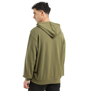 Sudaderas con Capucha Extra Grandes Personalizadas para Hombre, de Felpa 100% Algodón Orgánico No Tejido, Ecológicas, Transpirables, Casuales, para Invierno - Product Image 2