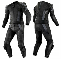 Servicio OEM, Traje de Motociclista de Cuero Personalizado, Informal, a la Moda, para Carreras, Venta al Por Mayor, Traje de Moto para Hombre