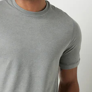 T-shirt pour homme à manches courtes, couleur unie, coupe décontractée, collection été, coupe ample, personnalisation du logo, 2026 - Product Image 4