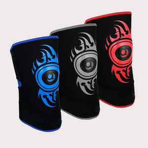 Custom Team <b>Knee</b> <b>Sleeves</b> Men Women <b>Compression</b> Gym Training OEM Supplier - Product Image 3