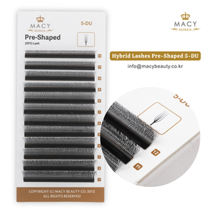 Pestañas Híbridas Preformadas 5-DU, Extensiones de Pestañas MACY BEAUTY KOREA, Pestañas al por Mayor, Personalizadas, Marca Privada, Alta Calidad - Product Image 5