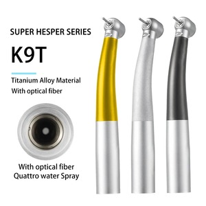 หัวกรอฟันไทเทเนียมอัลลอยด์ M9000L พร้อมไฟเบอร์ทอร์ค หัวกรอความเร็วสูง แบริ่งเซรามิก สำหรับเครื่องมือทันตแพทย์ ใช้กับลมแรงดันสูง - Product Image 1