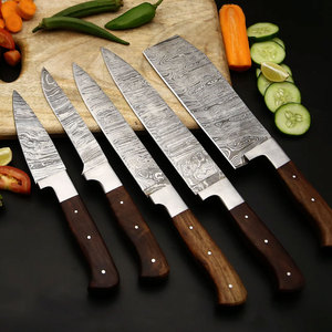 Juego de cuchillos de cocina de acero de Damasco, colección de cuchillos de cocina premium para chefs profesionales y uso doméstico. - Product Image 1