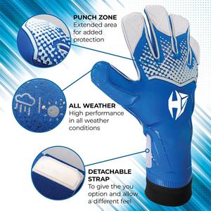 Guante de Alta Calidad con Contacto de Látex en la Palma Delantera, Serigrafía en el Dorso, Látex de Alta Espuma e Inyección de Silicona, Corte Híbrido, Correa Extraíble - Product Image 6