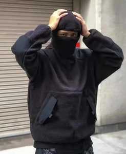 Sweat à capuche épais et chaud en polaire moelleuse, écologique, respirant, en polyester/coton, brodé, avec poches personnalisées et doublure Sherpa intégrée - Product Image 3