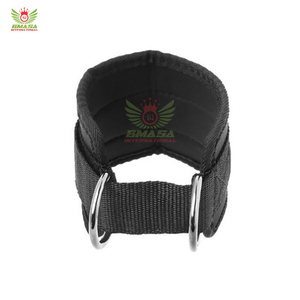 สายรัดข้อเท้านีโอพรีนแบบปรับได้ พร้อมแผ่นรองรับแรงกระแทก สำหรับเครื่องออกกำลังกายแบบสายเคเบิล เหมาะสำหรับการฝึกขา เพิ่มแรงต้านในการออกกำลังกาย ขายส่ง รับทำโลโก้ตามสั่ง OEM - Product Image 1