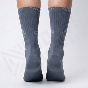 Athletic Crew <b>Socks</b> Geometric Pattern Breathable Moisture Wicking <b>Running</b> Support for Adults Summer Wear - Product Image 2