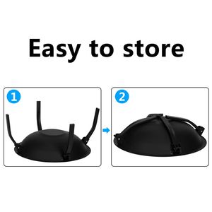 Braciere in Ferro Nero da 22 Pollici per Uso Esterno in Giardino, Cortile e Patio, Utilizzabile Come Riscaldatore o Tavolo per Cucina all'Aperto e Uso Interno - Product Image 6