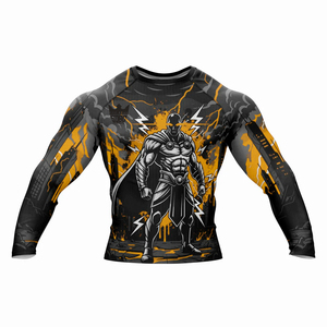 T-shirt de sport unisexe noir à manches courtes, imprimé par sublimation, séchage rapide, UPF50+, respirant, écologique, pour entraînement adulte - Product Image 3