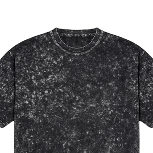 Camiseta Casual de Hombre de Algodón 100% Tejido con Lavado Ácido y Teñido Anudado, Cuello Redondo, Manga Corta, Ajuste Regular, Venta al por Mayor 2026 - Product Image 6