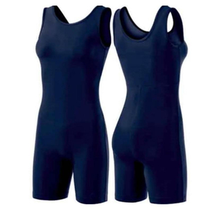 Men's Black Printed Polyester Wrestling Singlet Fitted Stretch <b>Athletic</b> Wear - Product Image 2