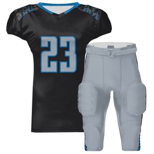Maillot de football américain personnalisé en maille polyester, coupe ample, style streetwear, avec motif graphique, t-shirt surdimensionné à manches courtes, anti-humidité - Product Image 4