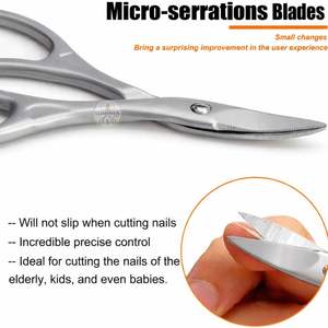 Kit Profesional de Tijeras para Uñas de Acero Inoxidable con Cuchillas Afiladas para Uso en Peluquería - Product Image 2