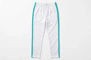 Men's White and Turquoise Tracksuit Set <b>Long</b> <b>Sleeve</b> Crew Neck <b>Top</b> Full Length Pants Red Blue Color Block Sporty Outfit <b>Mesh</b> - Product Image 2