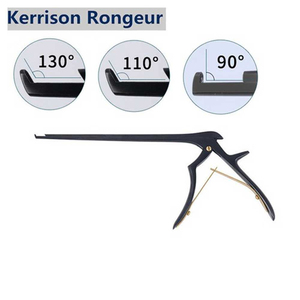 Rongeur Kerrison noir 230 mm, 90, 110, 130 degrés, instrument chirurgical orthopédique en acier inoxydable réutilisable pour la chirurgie osseuse vétérinaire - Product Image 2