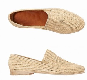 Mocassins marocains en raphia, chaussures en raphia tissées à la main, sandales d'été, sandales à enfiler en raphia, chaussures marocaines en raphia, chaussures bohèmes - Product Image 4