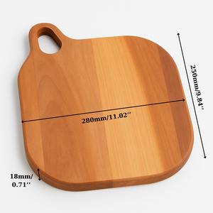 Planche à découper en bois d'acacia en forme de palette avec poignée, durable, en bois massif, pour cuisine, vente en gros - Product Image 1