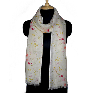 Elegante Bufanda de Algodón y Lino para Mujer, con Estampado Moderno y Personalizable - Product Image 2