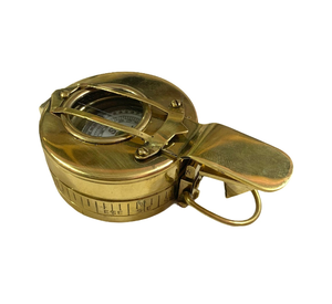 Brújula de Bolsillo de Latón de Calidad de Exportación, Instrumento Náutico con Tapa Articulada, Decoración Marina Vintage, Disponible al Mejor Precio del Mercado - Product Image 2