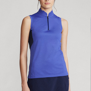 Débardeur zippé sans manches pour femme, style décontracté et tendance, fournisseur direct d'usine - Product Image 1