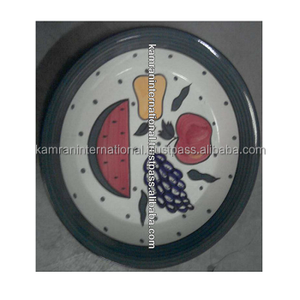 Assiette de dîner blanche en céramique, pour la cuisine - Product Image 1