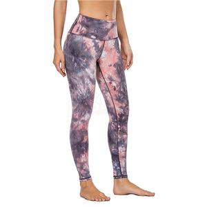 2025 Best Selling Women's High Waist Yoga Leggings Sublimated Customizable Logo Ladies Pant for Gym Use Low Price Leggings - Product Image 2