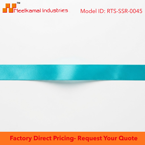 Cinta de Satén de una Cara Color Verde Azulado de 25 mm, OEM, 5 Rollos x 8 Metros, para Decoración de Hoteles, Escaparates, Decoración con Globos, Fondos para Eventos, Venta al por Mayor - Product Image 6