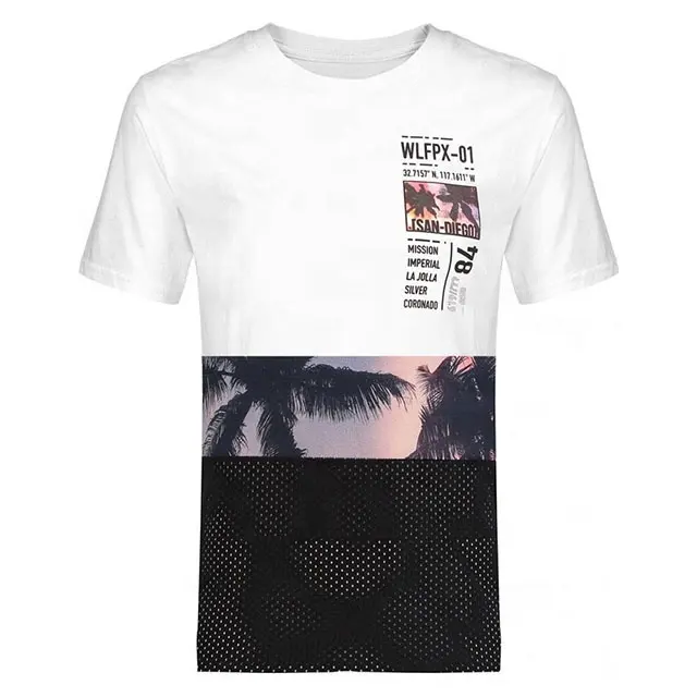 Camicia morbida con stampa digitale completa alla maglietta a sublimazione con stampa ricamo personalizzata all'ingrosso