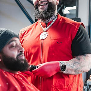 Chaleco profesional de peluquería para cortar el cabello, peinar y arreglar, reutilizable, cómodo para uso diario. - Product Image 6